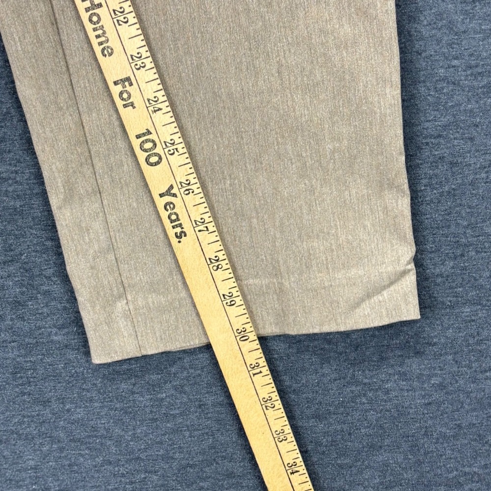 Talbots Pants Womens 14 Beige Pull On Straight Leg Stretch Rayon Blend NEW - Picture 5 of 9